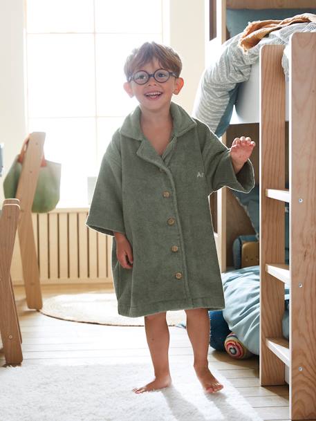 Garçon-Peignoir Oversize enfant avec coton recyclé personnalisable