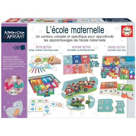 EDUCA - Kit Ecole Maternelle - Aca BLEU 2 - vertbaudet enfant 