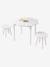 Lot 2 tabourets et table fleurs blanc 4 - vertbaudet enfant 