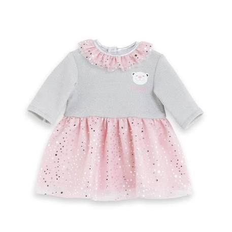 Robe Soir De Fête - Corolle - Vêtement pour grand poupon 36 cm - Mixte - Blanc - Multicolore BLANC 1 - vertbaudet enfant 