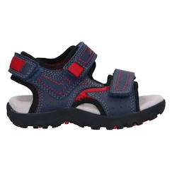 Chaussures-Chaussures garçon 23-38-Sandales Geox Enfant/Garçons J S. Strada A - Wax.Syn2+PR.DBK - Bleu - Scratch