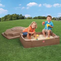 Jouet-Jeux de plein air-Jeux de jardin-Bac à Sable Enfant Play & Store avec Couvercle - STEP2