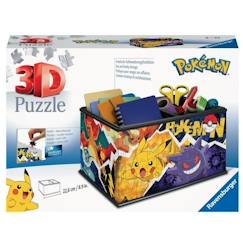 -Boite de rangement Pokémon Puzzle 3D - Ravensburger - 216 pièces - A partir de 8 ans