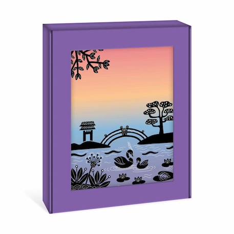 Coffret Loisir Créatif Enfant JANOD I Love Creativity Sunset Lover - 5  Tableaux - À partir de 8 Ans violet - Janod