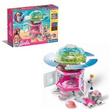 Barbie - Clementoni - Exploratrice spatiale - Poupée Astronaute - Jeu Scientifique Botanique ROSE 1 - vertbaudet enfant 