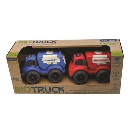 Petites Voitures - LEXIBOOK - Mini police+camion pompier - Rouge et bleu - Extérieur - Bébé ROUGE 1 - vertbaudet enfant 