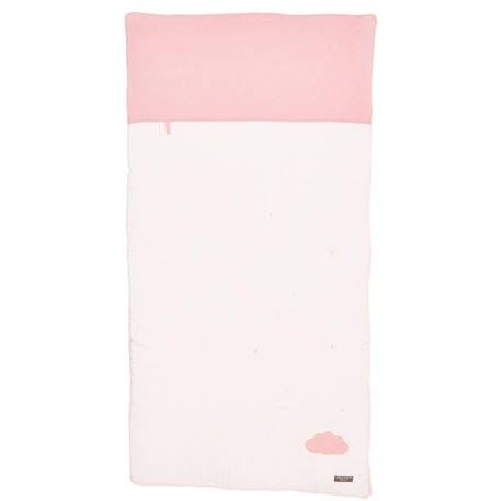 Édredon - LILY POUDRÉE - Rose - 100% coton - 120 x 60 cm ROSE 1 - vertbaudet enfant 