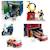 KidKraft - Ensemble de jeu miniature en bois Héros de la ville, 24 accessoires inclus dont pompier, policier inclus ROUGE 5 - vertbaudet enfant 