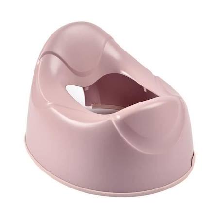 BEABA Pot d'apprentissage bébé ergonomique, poignées de préhension, joint antidérapant, facile d'entretien, old pink ROSE 5 - vertbaudet enfant 