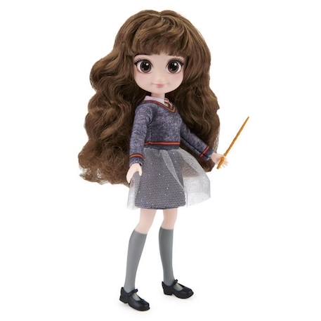 Harry Potter - Poupée Hermione 20cm - Uniforme de Poudlard + baguette magique - Wizarding world GRIS 5 - vertbaudet enfant 
