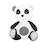 Doudou panda en velours BLANC 2 - vertbaudet enfant 