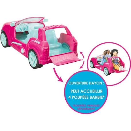 Véhicule télécommandé Barbie Cruiser SUV 44cm - Sons et lumières - MONDO MOTORS ROSE 2 - vertbaudet enfant 