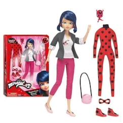 Jouet-Poupons et poupées-Poupons et accessoires-Bandai - Miraculous Ladybug - Poupée mannequin 26 cm et ses deux tenues
