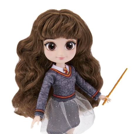 Harry Potter - Poupée Hermione 20cm - Uniforme de Poudlard + baguette magique - Wizarding world GRIS 3 - vertbaudet enfant 