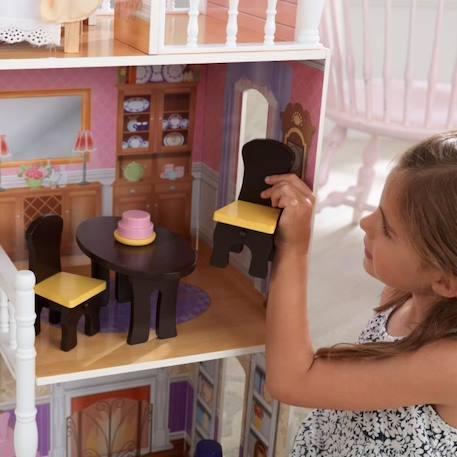 KidKraft - Maison de poupées en bois Savannah avec 13 accessoires inclus BLANC 5 - vertbaudet enfant 