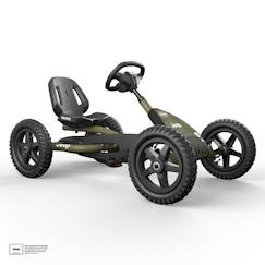 Jouet-Jeux de plein air-Kart à pédales Jeep pour enfants - BERG - Siège et volant réglables - Pneus tout-terrains robustes
