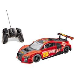 Jouet-Jeux d'imagination-Véhicules, garages, circuits et trains-Véhicule radiocommandé Audi R8 Le Mans Series Hot Wheels 1:14ème