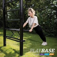 Jouet-Jeux de plein air-Portiques et balançoires-Barre à dips pour aire de jeux PlayBase BERG - Accessoire de sport personnel pour entraîner le haut du corps