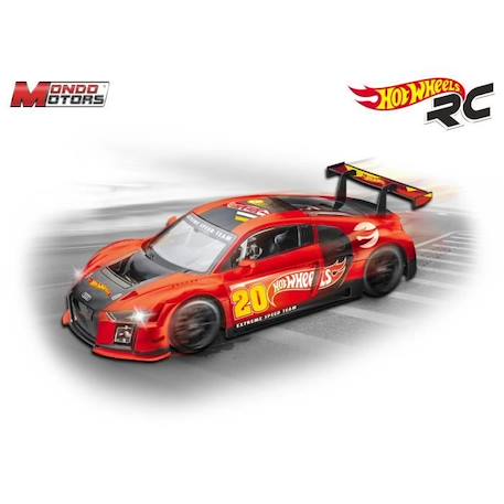Véhicule radiocommandé Audi R8 Le Mans Series Hot Wheels 1:14ème ROUGE 3 - vertbaudet enfant 