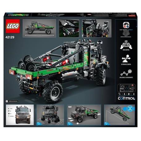 LEGO® Technic Le Camion d’Essai 4x4 Mercedes-Benz Zetros 42129 - Contrôle via Application NOIR 6 - vertbaudet enfant 