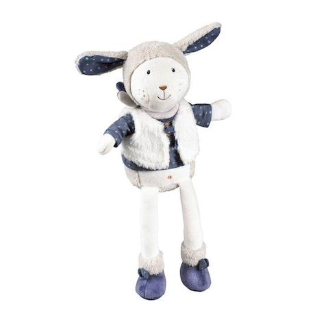 Doudou - SAUTHON - Mouton Merlin - Blanc - Mixte - 1 mois BLANC 1 - vertbaudet enfant 