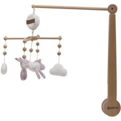 -Mobile musical pour bébé - DOMIVA - Lilas - 40 cm - Forêt enchantée - Boîte à musique