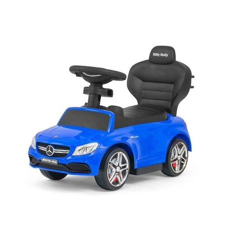 Porteur pour enfant Milly Mally Mercedes AMG C63 Coupe Bleu - Développe la motricité - Barre de poussée amovible BLEU 3 - vertbaudet enfant 