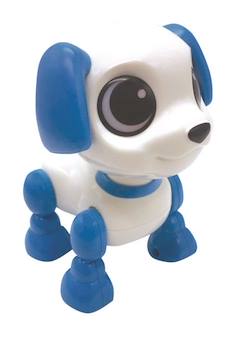 Jouet-Power Puppy Mini - Chien robot avec effets lumineux et sonores, contrôle par claquement de main, répétition