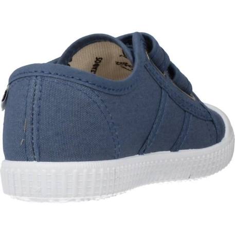 Basket Enfant Victoria - 136606 - Bleu - Scratch - Fille BLEU 3 - vertbaudet enfant 