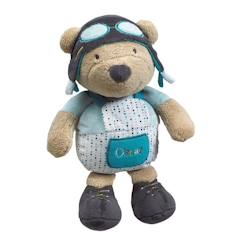 Doudou Ourson en velours Bleu  - vertbaudet enfant