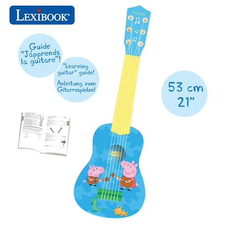 Ma première guitare Peppa Pig - 53 cm BLEU 1 - vertbaudet enfant 