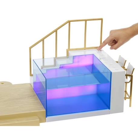 Rainbow High - Beach Club et Piscine Lumineuse – Pour poupées Mannequin - Dès 6 ans BEIGE 6 - vertbaudet enfant 