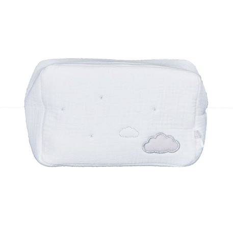 Trousse de toilette en coton Bio BLANC 2 - vertbaudet enfant 