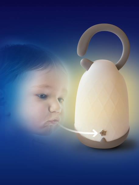 Lanterne magique Lumiblo blanc/taupe 7 - vertbaudet enfant 