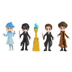 -Pack de 4 figurines articulées Harry Potter Champions Tournoi des 3 Sorciers MAGICAL MINIS™ - Wizarding World