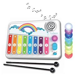 Jouet-Jeux d'imitation-Maison, bricolage et métiers-XYLO-FUN Xylophone avec Apprentissage Lumineux de la Musique