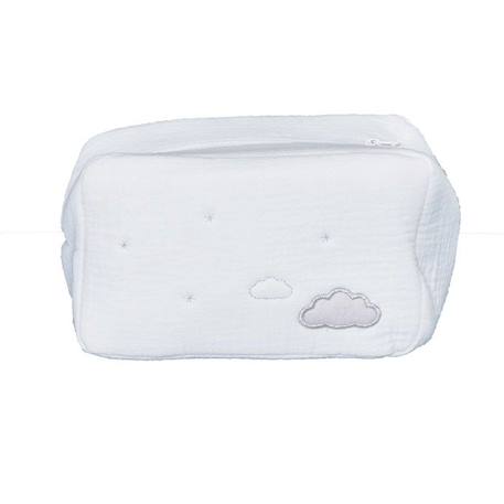 Trousse de toilette en coton Bio BLANC 1 - vertbaudet enfant 