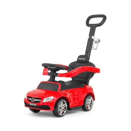 Porteur pour enfant Milly Mally Mercedes AMG C63 Rouge - Développe la motricité - Barre de poussée amovible ROUGE 1 - vertbaudet enfant 