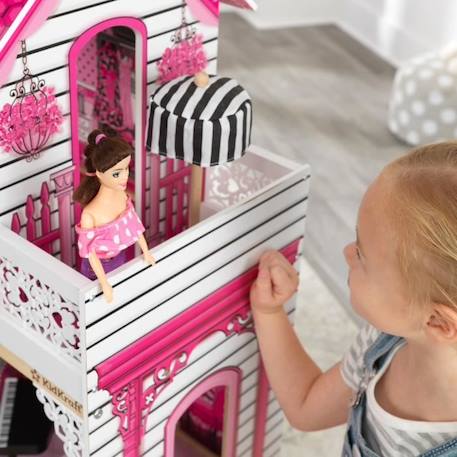 KidKraft - Maison de poupées en bois Amelia avec 15 accessoires inclus ROSE 6 - vertbaudet enfant 