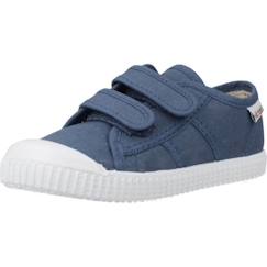 Chaussures-Chaussures fille 23-38-Basket Enfant Victoria - 136606 - Bleu - Scratch - Fille