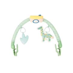 Jouet-Premier âge-Doudous et jouets en tissu-BADABULLE Arche d'éveil bébé universelle, 3 jouets sensoriels, facile à positionner avec clips rotatifs à 360°