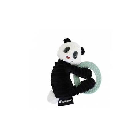 Les Déglingos - Jouet à mâchouiller Rototos le panda NOIR 1 - vertbaudet enfant 