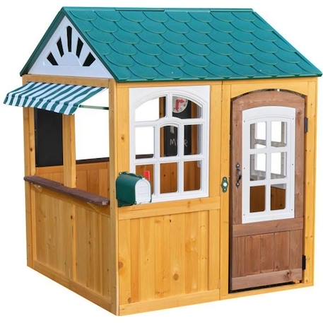 KidKraft - Maisonnette d'extérieur pour enfant Garden View en bois - Montage facile EZ Kraft™ MARRON 1 - vertbaudet enfant 