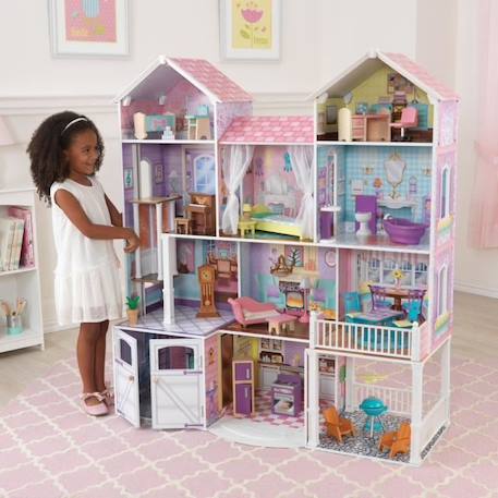 KidKraft - Maison de poupées en bois Country Estate avec 31 accessoires inclus, son et lumière ROSE 1 - vertbaudet enfant 