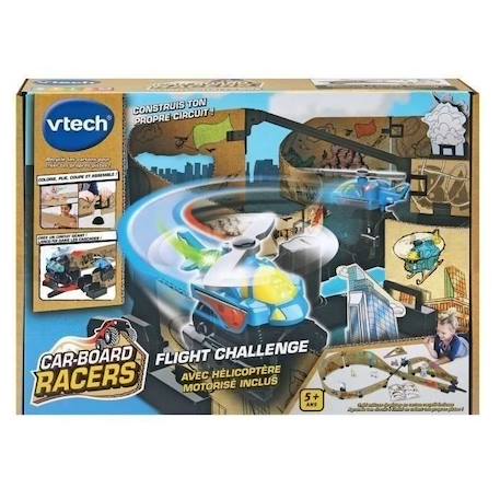 VTech - Car-Board Racers, Circuit Voitures Flight Challenge, Pistes de Course en Carton Recyclé* Extensibles à l’Infini MARRON 4 - vertbaudet enfant 