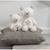 Doudou Ours en polyester blanc - SAUTHON - Mixte - Bébé - 15 x 31 x 12cm BLANC 4 - vertbaudet enfant 