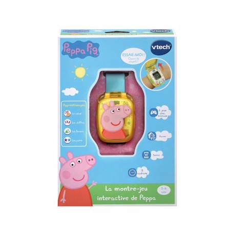 Montre-Jeu Interactive Peppa Pig VTECH - Pour Enfant de 3 Ans et Plus - Multicolore BLEU 3 - vertbaudet enfant 