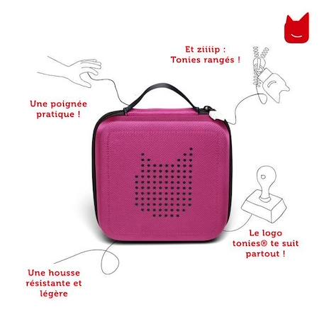 tonies® - Tonie-Balade - Cassis - Mallette de Transport pour Toniebox ROSE 2 - vertbaudet enfant 