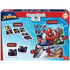 Jouet-Jeux éducatifs-Jeux pédagogiques-EDUCA - Superpack Spider-man NEW