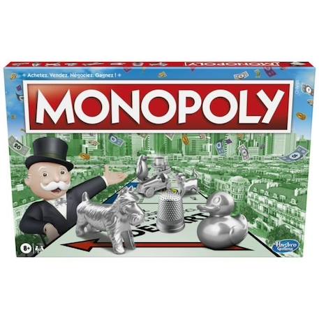 Monopoly Classique - Jeu pour la famille et les enfants - 2 à 6 joueurs - dès 8 ans VERT 1 - vertbaudet enfant 